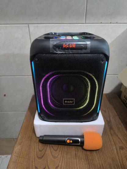 Brodu BTS-2107 iKaraoke Box Professional 8-Inch Portable Bluetooth Speaker