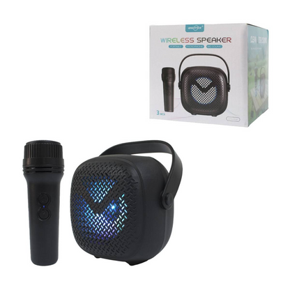 Greatnice GTS-1941 Portable 3-Inch Bluetooth Speaker with Wireless Microphone