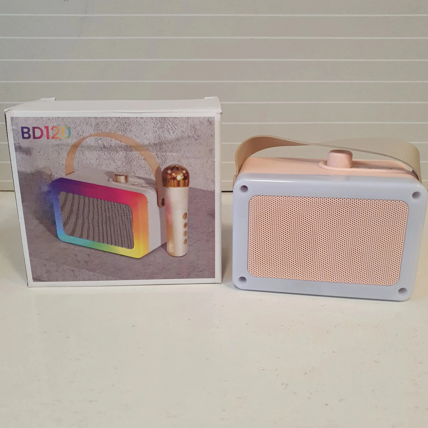 BD120 Portable Bluetooth Speaker with Wireless Mic