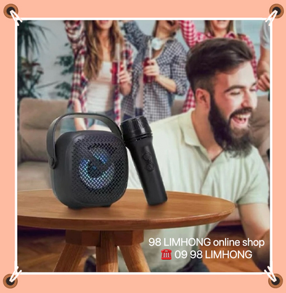 Greatnice GTS-1941 Portable 3-Inch Bluetooth Speaker with Wireless Microphone