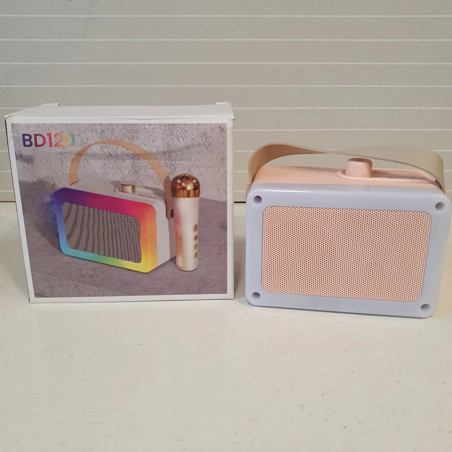 BD120 Portable Bluetooth Speaker with Wireless Mic