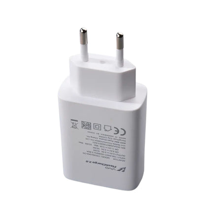 65W Fast Charging Adapter | Super Fast Wall Charger with Type-C & USB Output | Quick Charge 4.0+ Power Adapter for Laptop, Android & iPhone