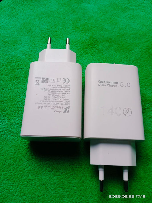 65W Fast Charging Adapter | Super Fast Wall Charger with Type-C & USB Output | Quick Charge 4.0+ Power Adapter for Laptop, Android & iPhone